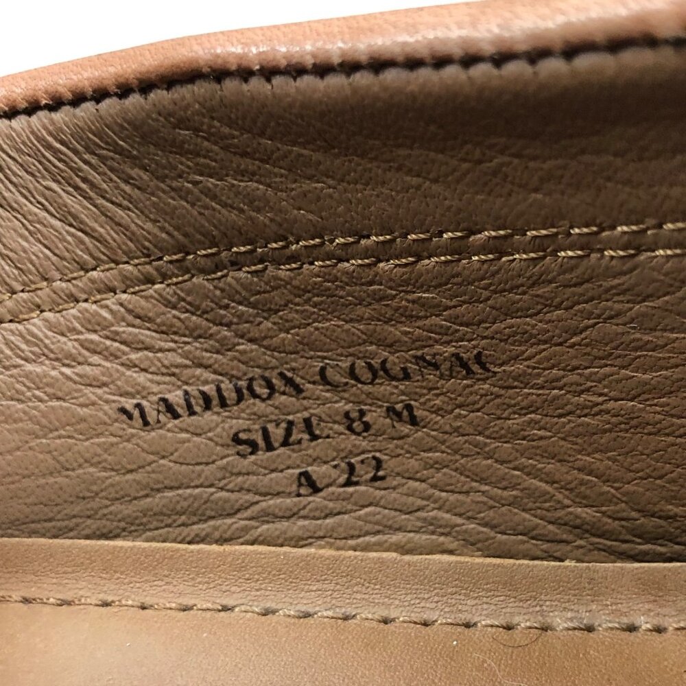 Peter Huber Driving Shoes Mens 8M Maddox Cognac Brown Leather Slip On Shoes - Picture 12 of 13